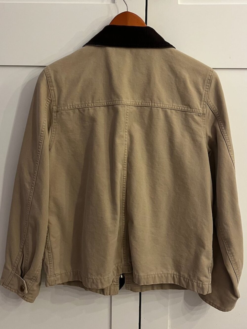 TNA Aritzia Beige Corduroy Collar Barn Chore Jacket - Picture 3 of 4